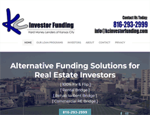 Tablet Screenshot of kcinvestorfunding.com